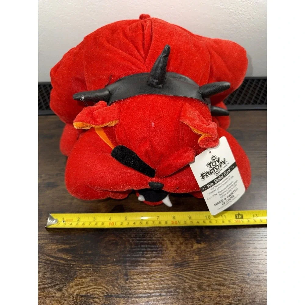 Toy Factory Red Devil Bulldog Plush 18